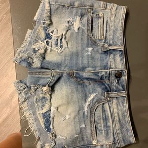 American eagle jean shorts